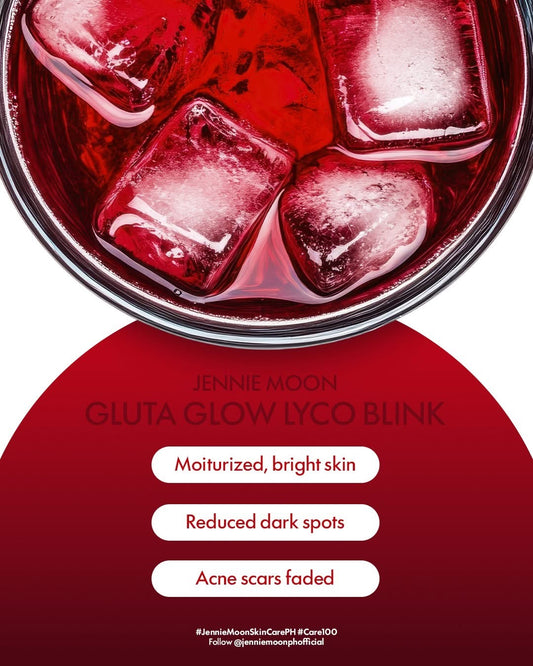 Jennie Moon Gluta Glow Lyco Blink Drink | Liposomal Glutathione Beauty Drink | 30 Sachets