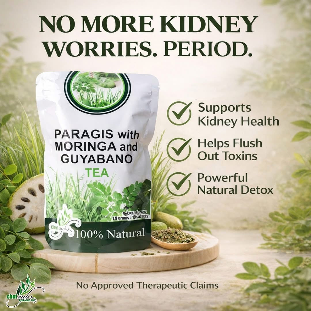 Chef Aul’s Paragis with Moringa & Guyabano Tea (20 Sachets)