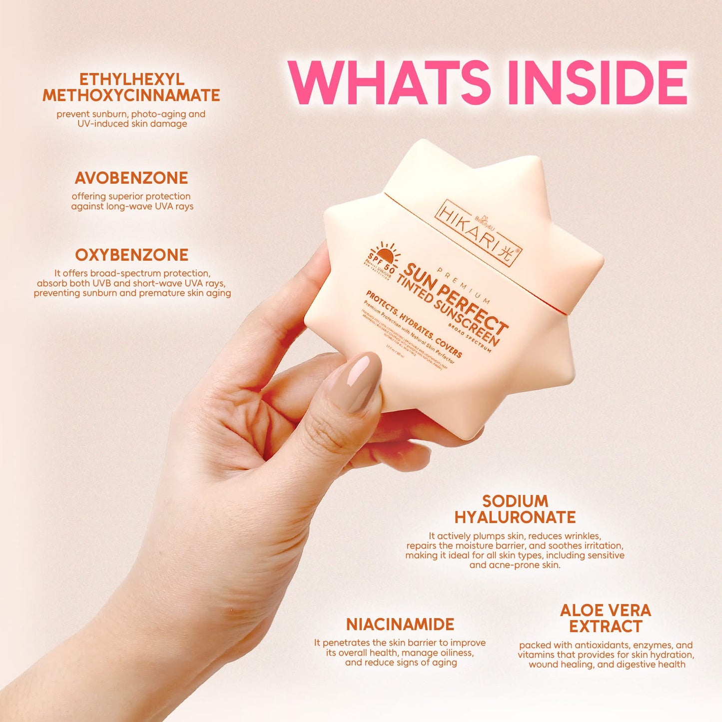 Hikari Skin Essentials Sun Perfect Tinted Sunscreen SPF 50 PA++++