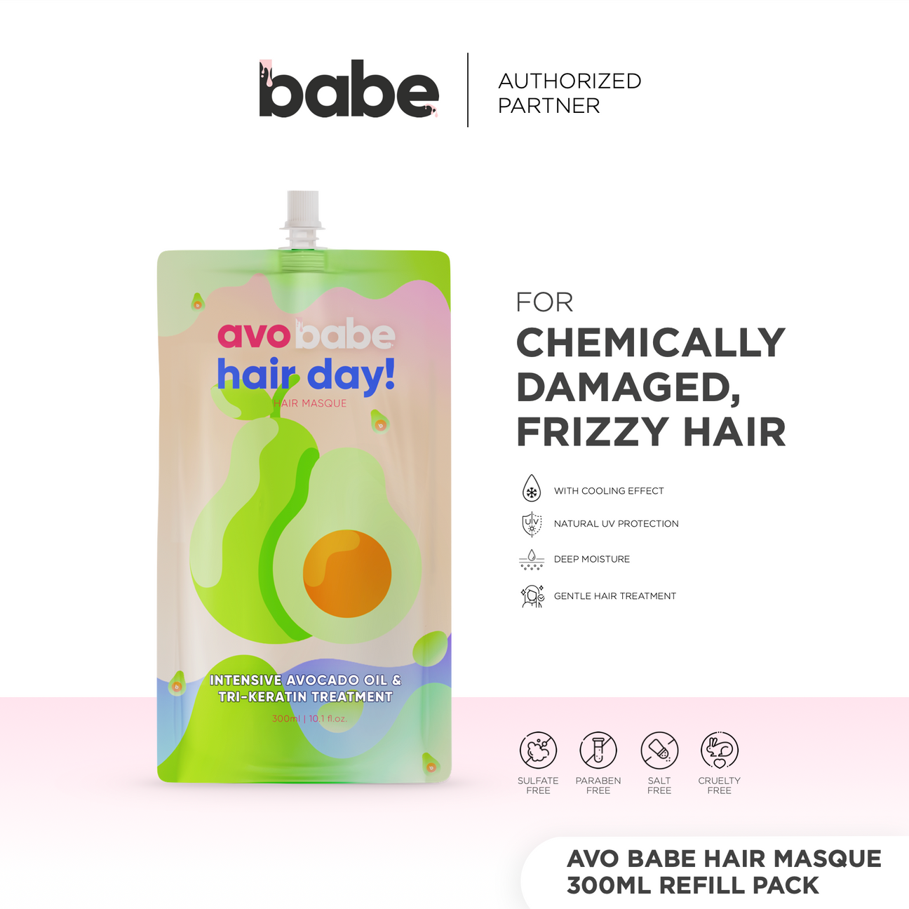 Avo Babe Hair Masque Refill Pouch