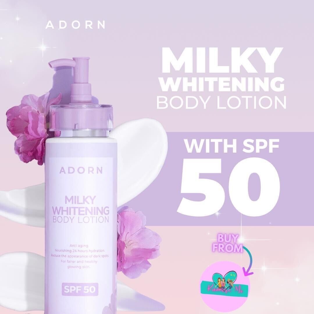 Adorn Milky Whitening Body Lotion SPF50