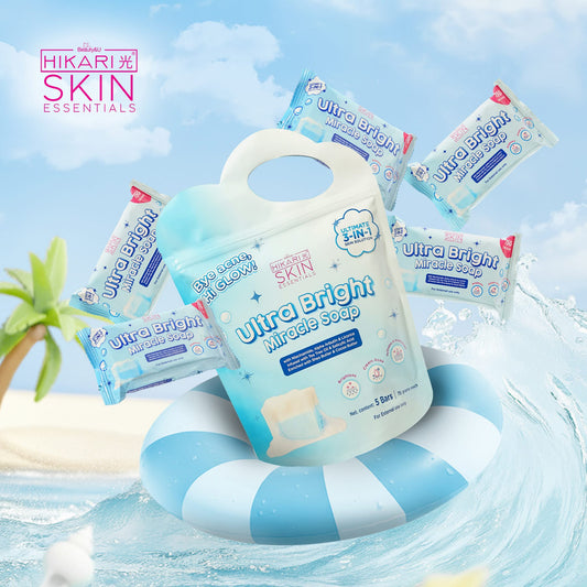 Hikari Skin Essentials Ultra Bright Miracle Soap 5 Bars x 75g