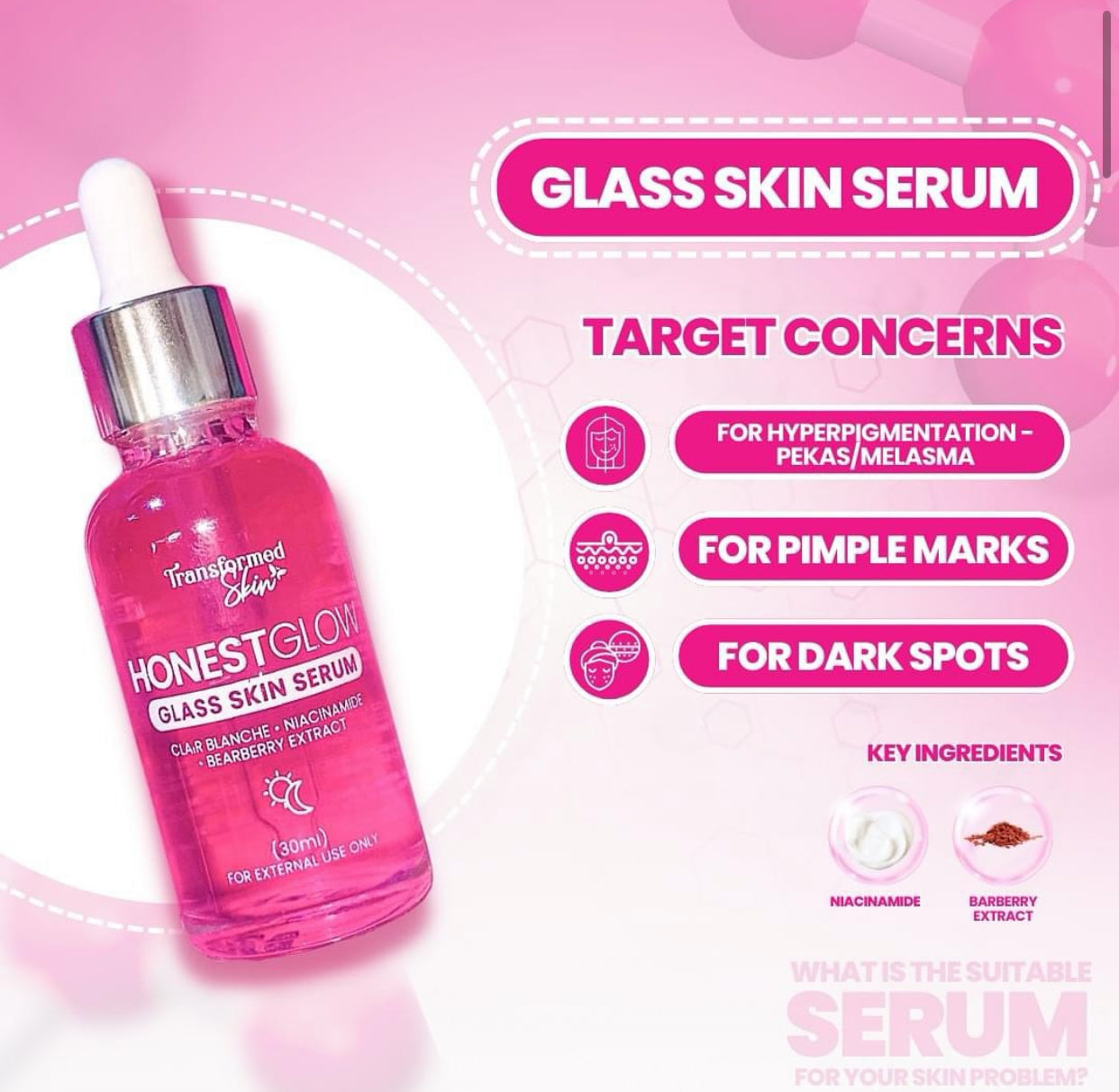 HonestGlow Glass Skin Serum