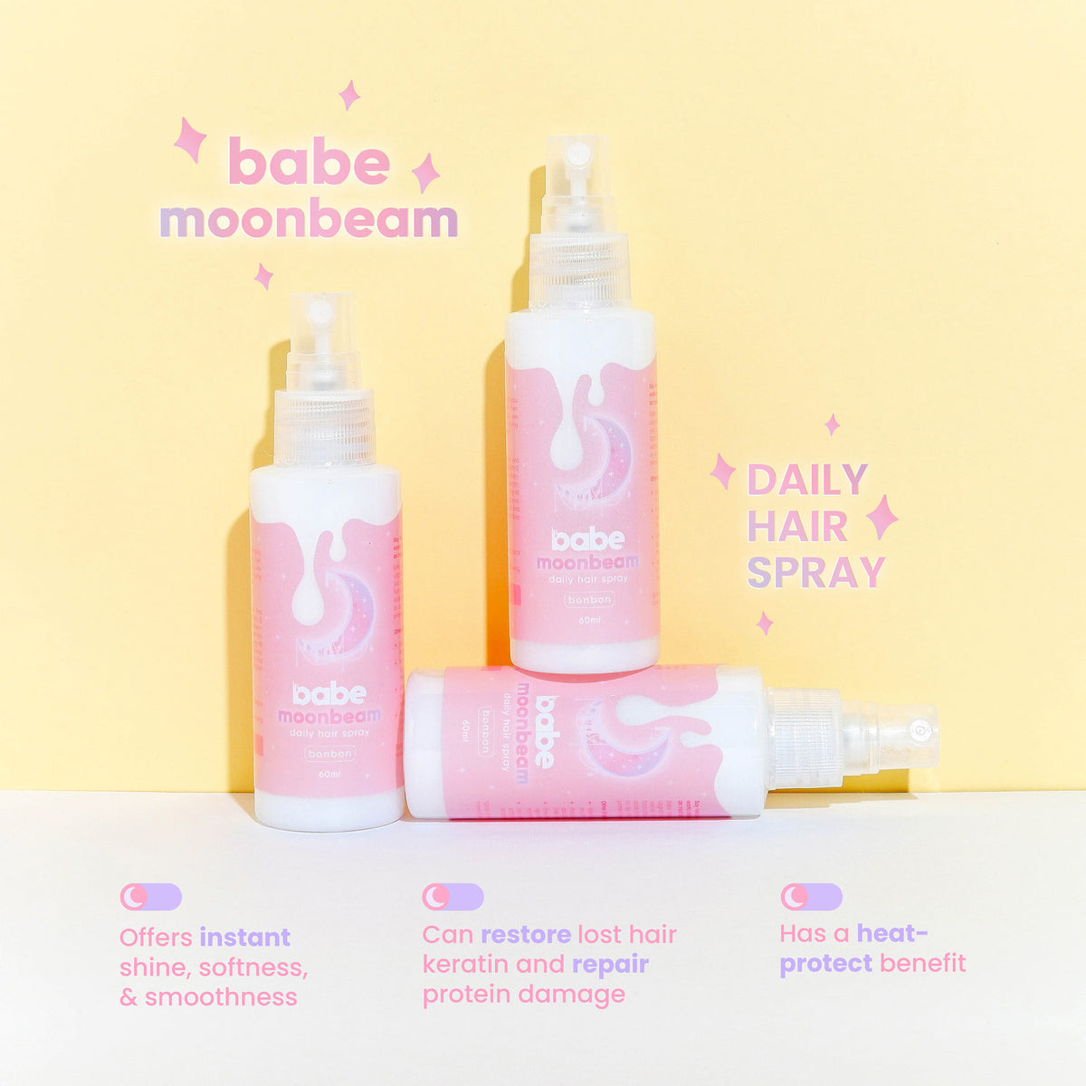 Babe Moonbeam Daily Hairspray- BonBon