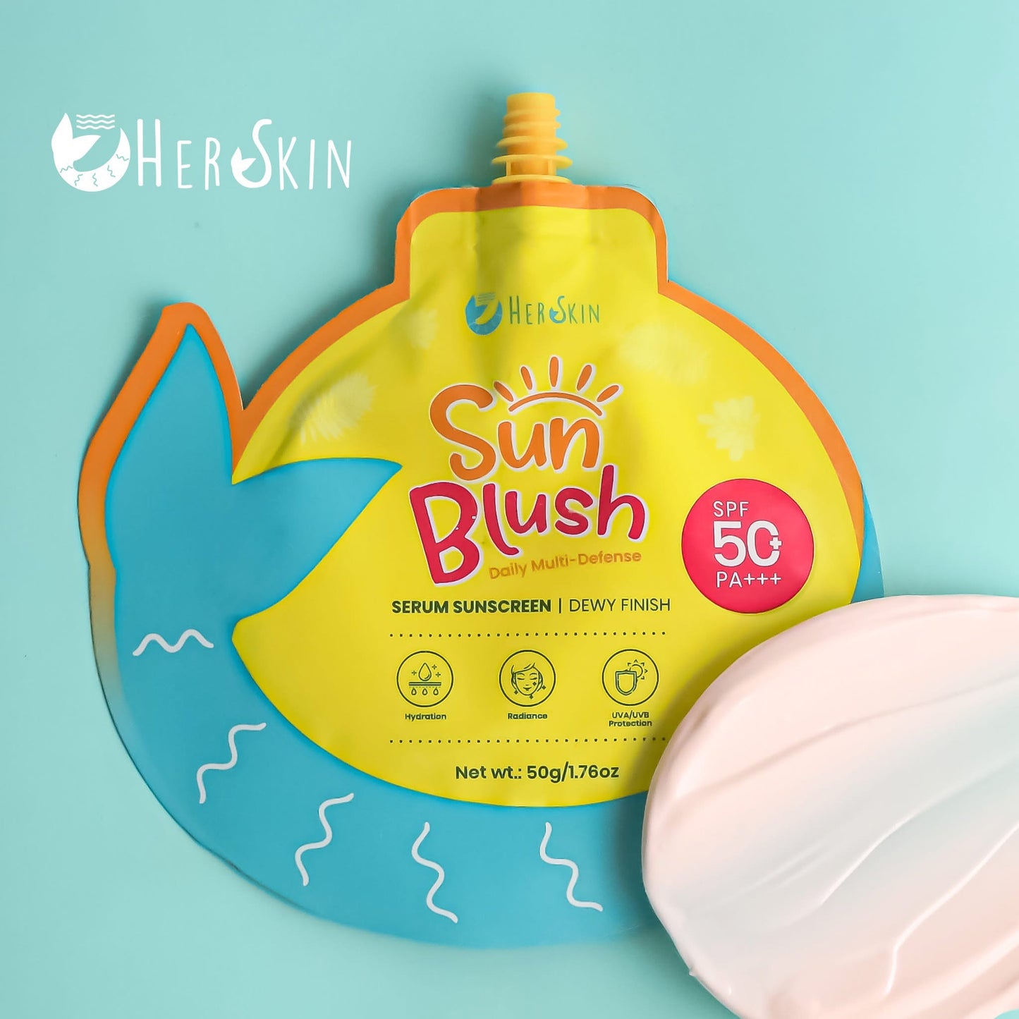 HerSkin Sun Blush Serum Sunscreen SPF 50+ PA+++
