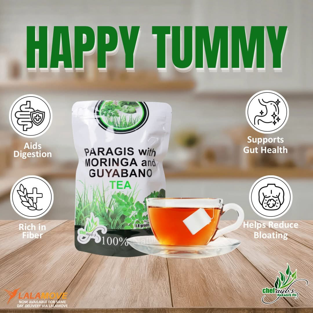 Chef Aul’s Paragis with Moringa & Guyabano Tea (20 Sachets)