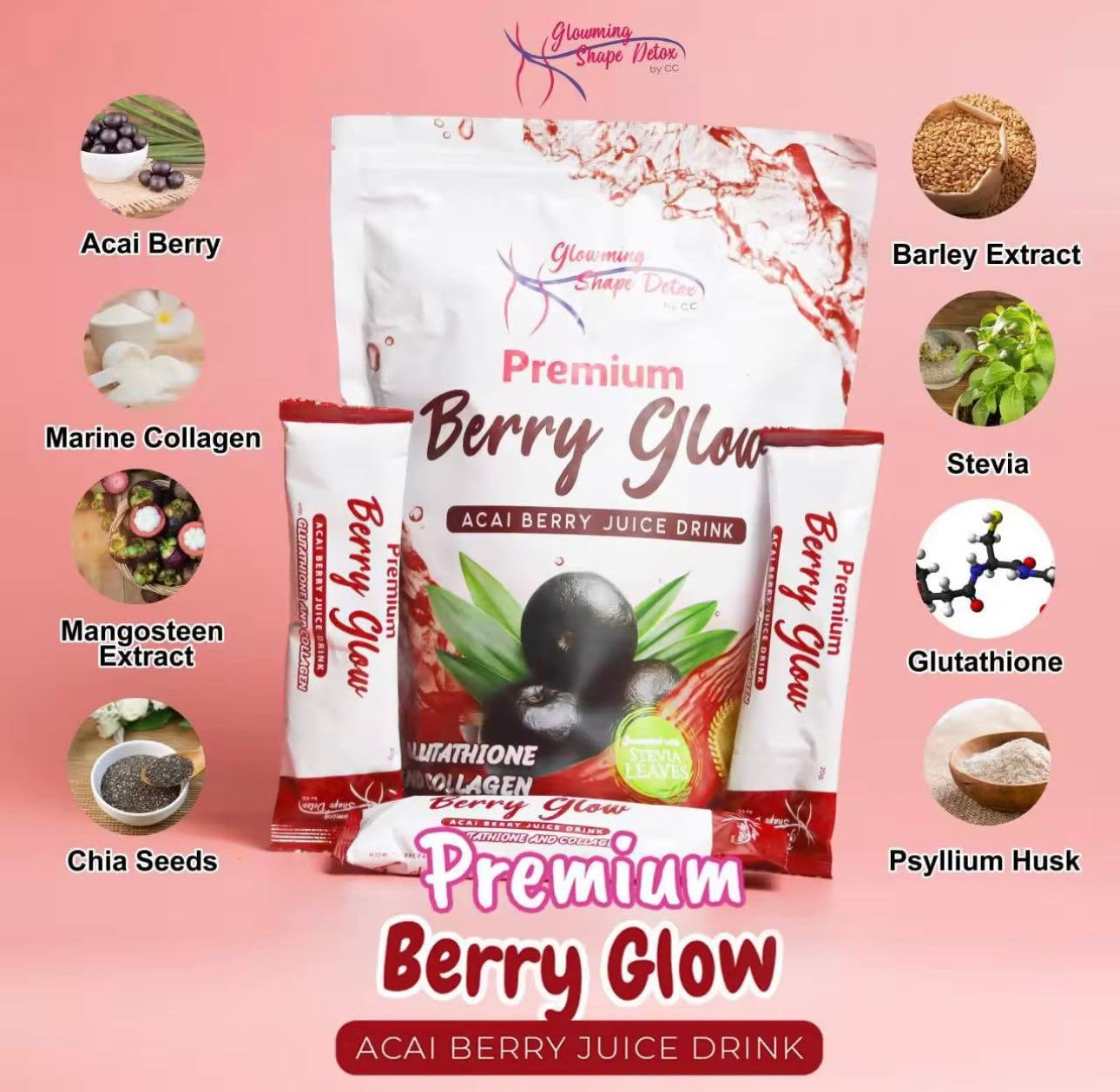 Glowming Shape Detox- Premium Berry Glow