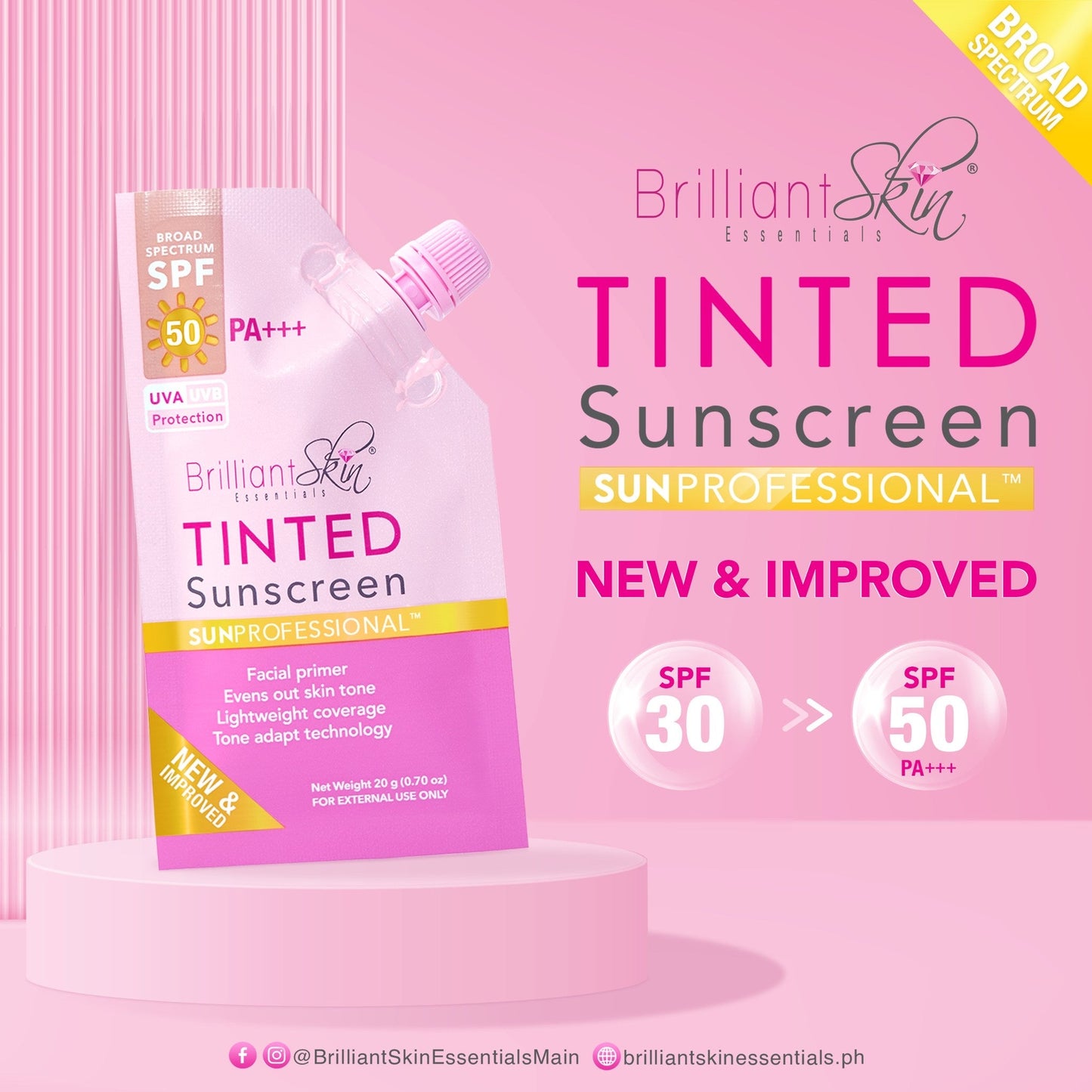 Brilliant Skin Tinted Sunscreen SPF 50