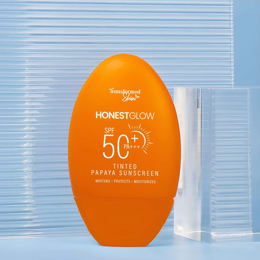 HonestGlow Tinted Papaya Sunscreen SPF50
