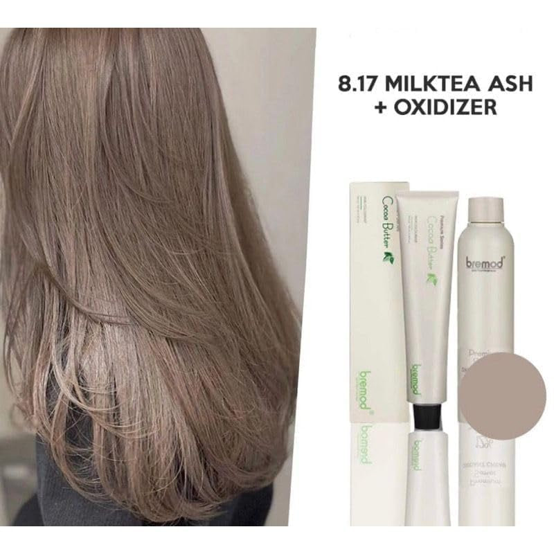 Bremod Premium Series Cocoa Butter Hair Colorant- Milk Tea Ash