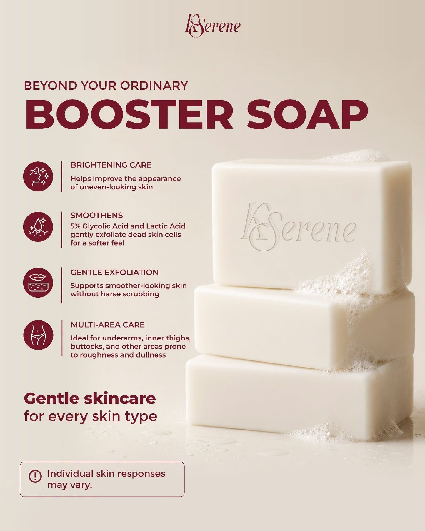 KSerene Kilibum Soap and Extra White Underarm Serum Cream Combo