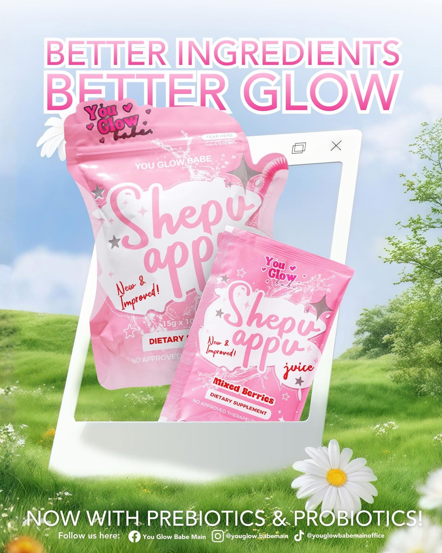 YOU GLOW BABE Shepu Appu Juice – Mixed Berries